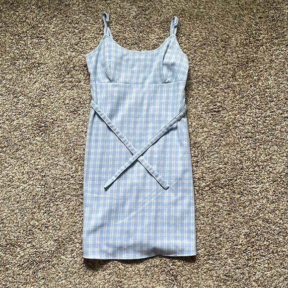 brandy melville blue plaid dress Tiered Summer Dress 'Cobalt Ikat'  Our Own Pace